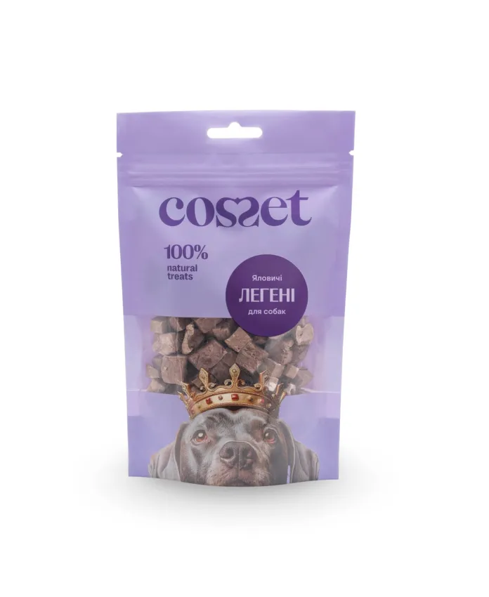 Freeze-dried beef lungs