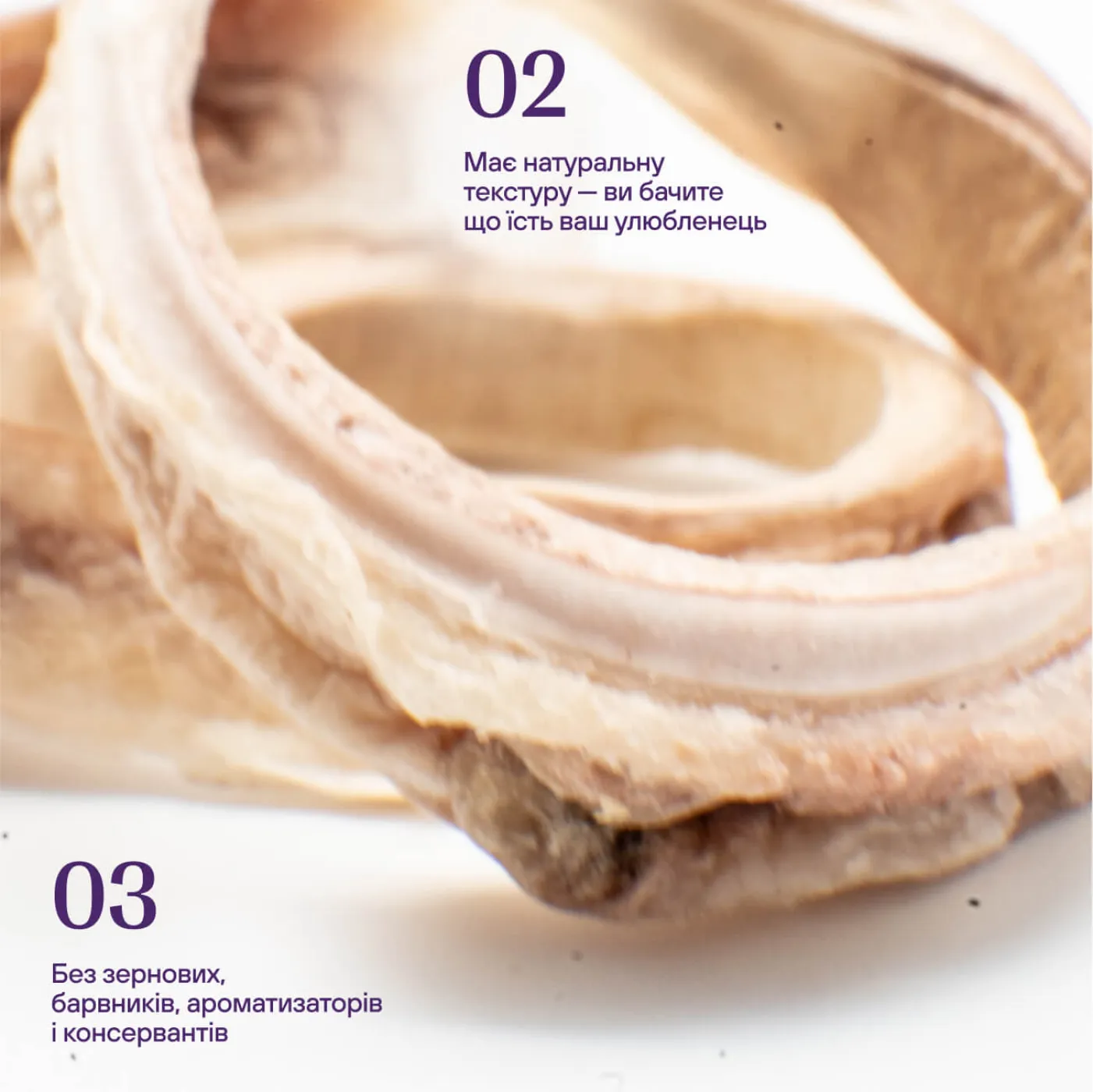 Freeze-dried beef trachea