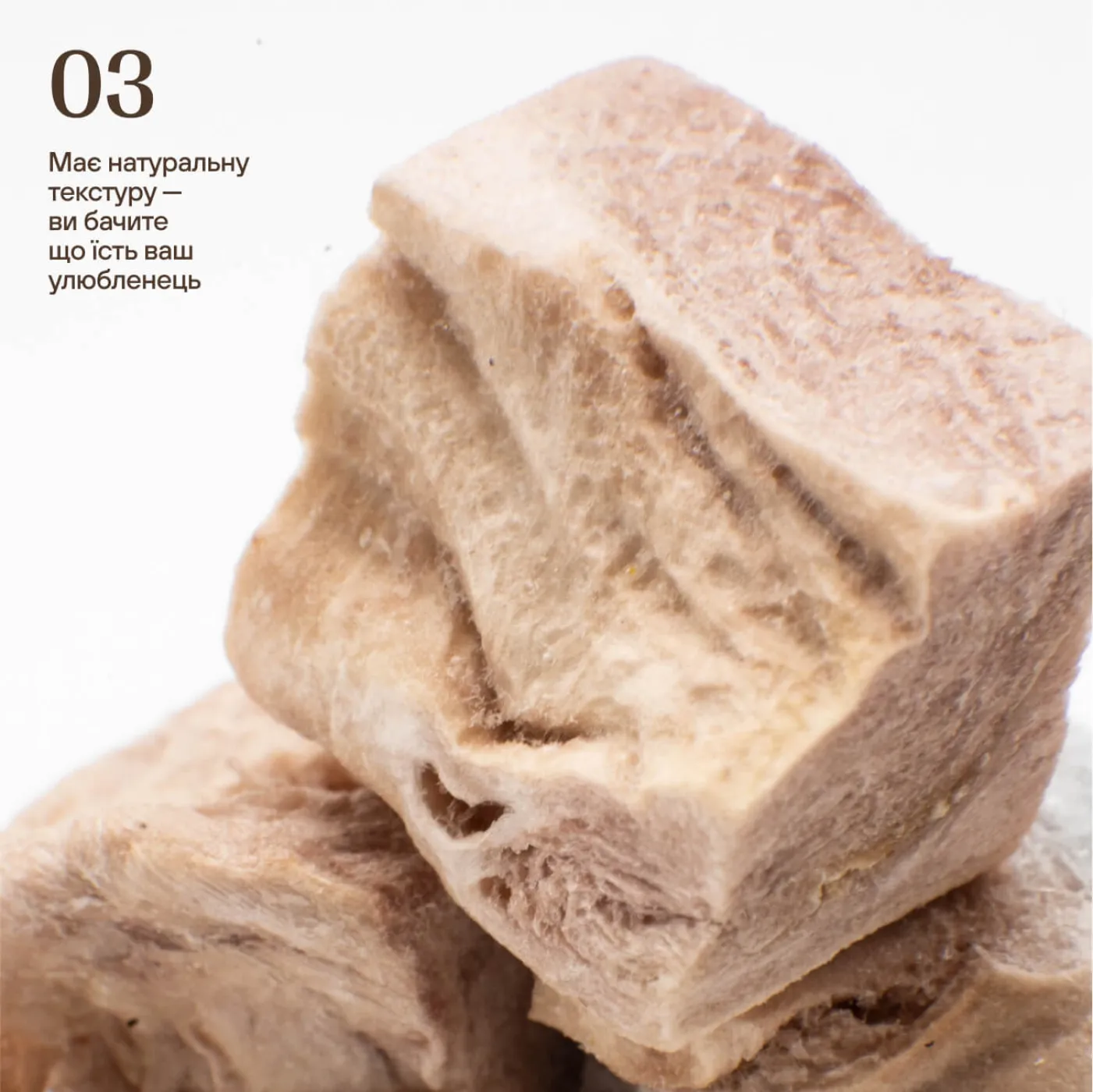 Freeze-dried chicken gizzards