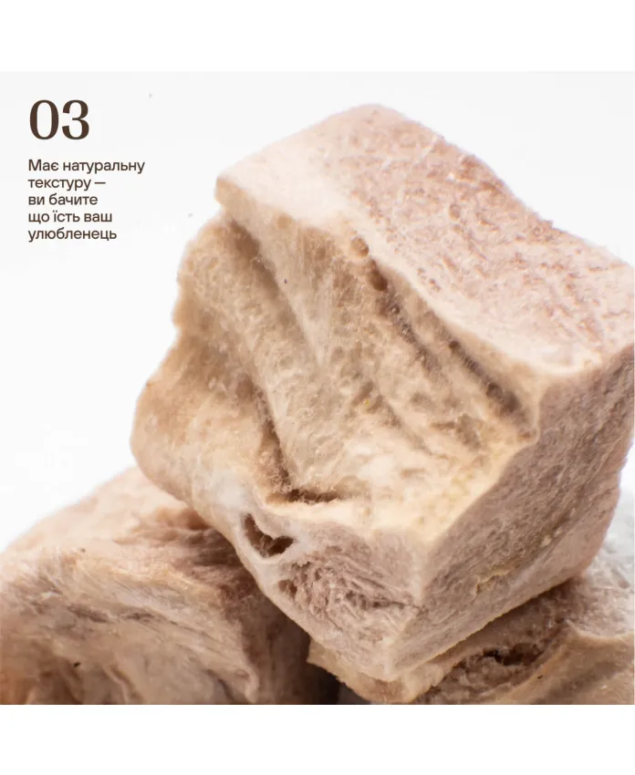 Freeze-dried chicken gizzards