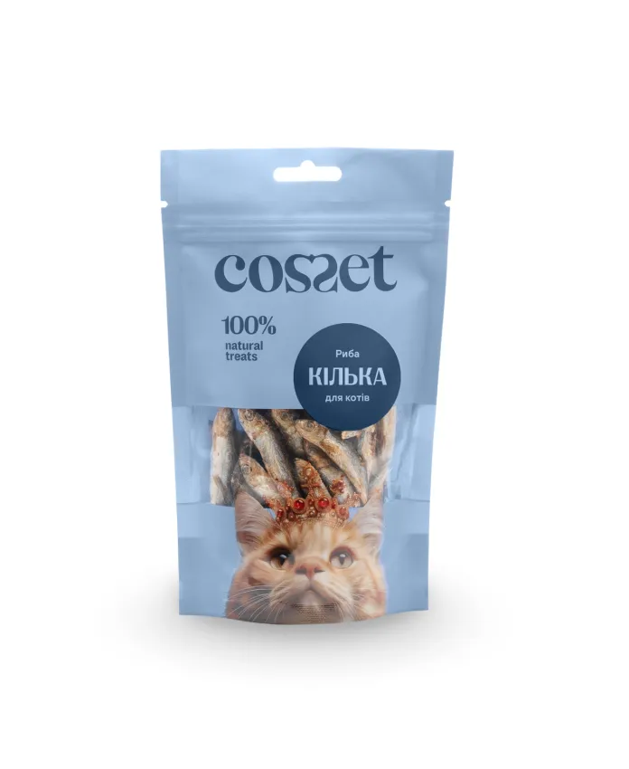 Ліофілізовані кільки для котів