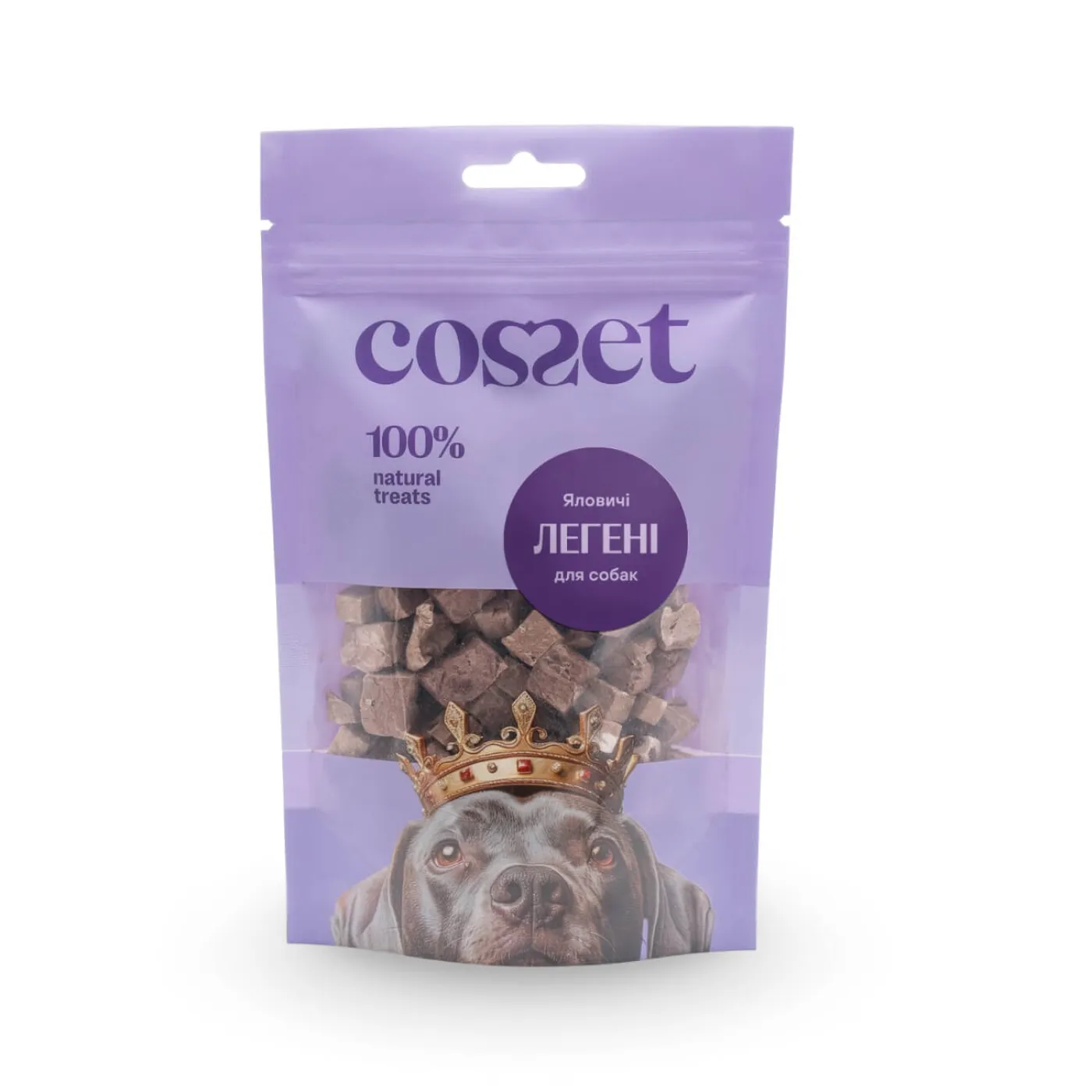 Freeze-dried beef lungs