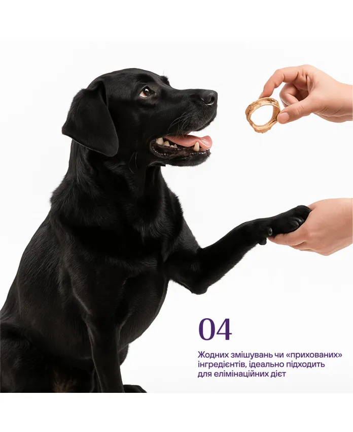 Freeze-dried beef trachea